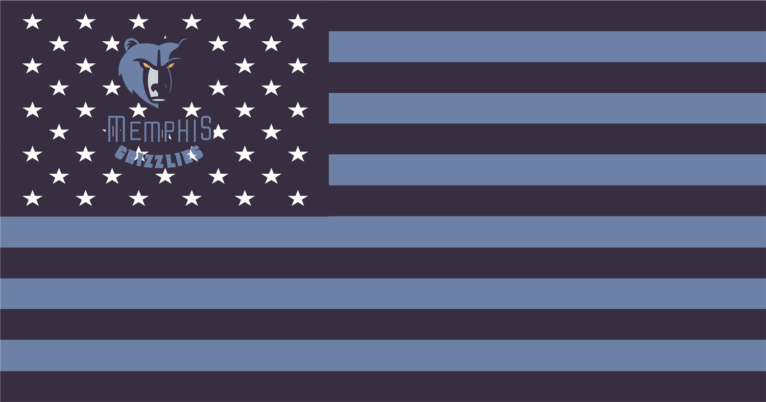 Memphis Grizzlies Flags DIY iron on transfer (heat transfer)